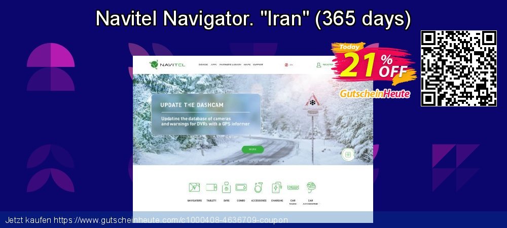 Navitel Navigator. "Iran" - 365 days  Sonderangebote Ausverkauf Bildschirmfoto