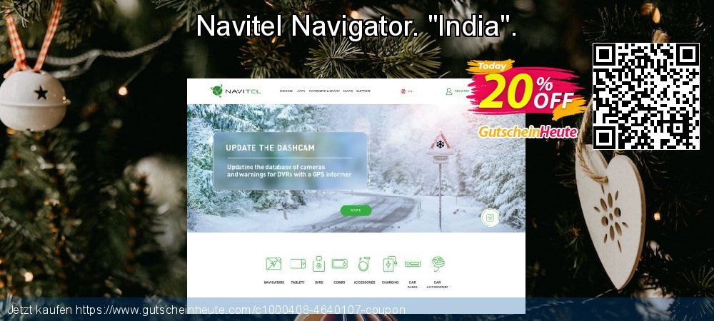 Navitel Navigator. "India". umwerfende Disagio Bildschirmfoto