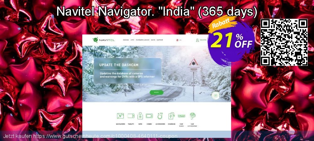 Navitel Navigator. "India" - 365 days  genial Preisreduzierung Bildschirmfoto