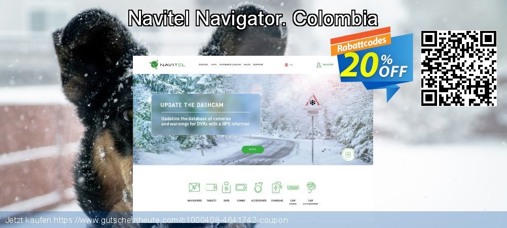 Navitel Navigator. Colombia überraschend Außendienst-Promotions Bildschirmfoto