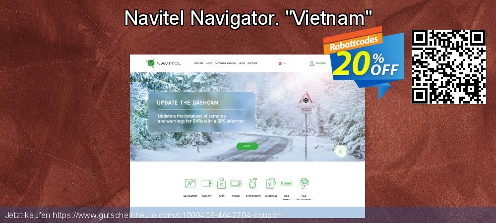 Navitel Navigator. "Vietnam" formidable Promotionsangebot Bildschirmfoto