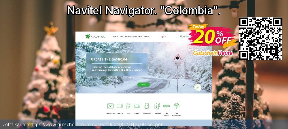 Navitel Navigator. "Colombia". toll Diskont Bildschirmfoto
