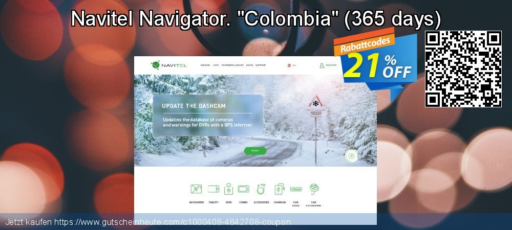 Navitel Navigator. "Colombia" - 365 days  beeindruckend Disagio Bildschirmfoto