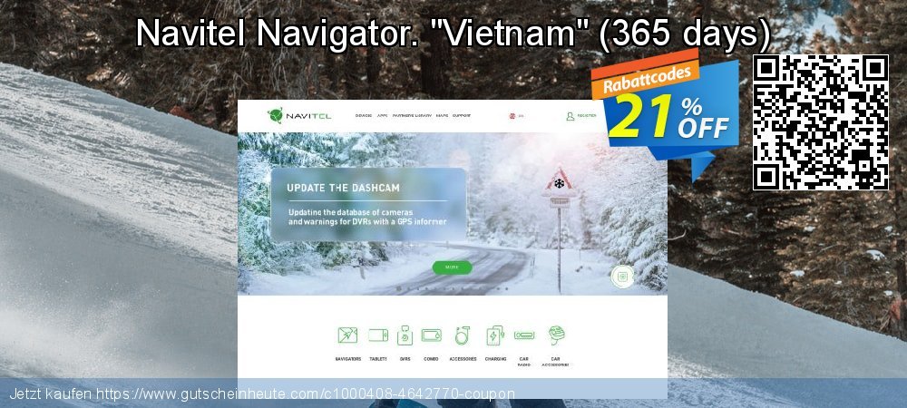 Navitel Navigator. "Vietnam" - 365 days  beeindruckend Preisnachlässe Bildschirmfoto