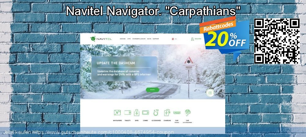 Navitel Navigator. "Carpathians" aufregende Nachlass Bildschirmfoto