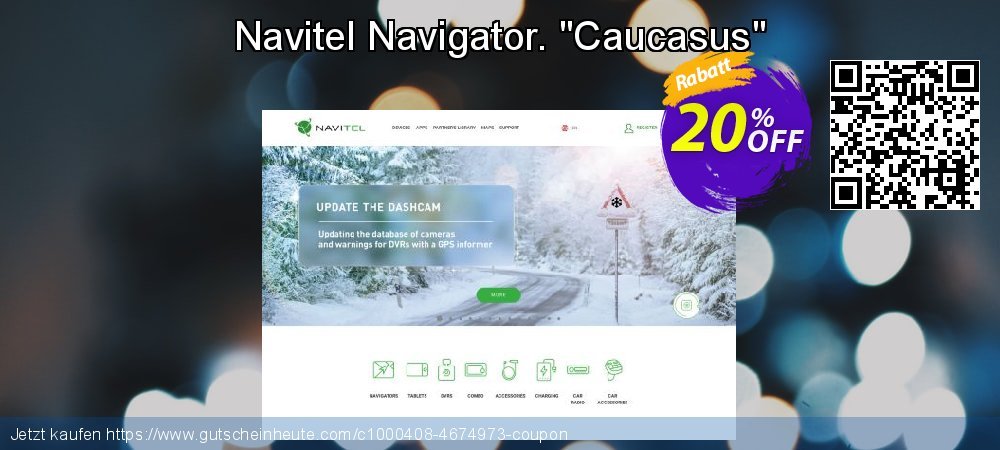 Navitel Navigator. "Caucasus" wundervoll Ermäßigung Bildschirmfoto