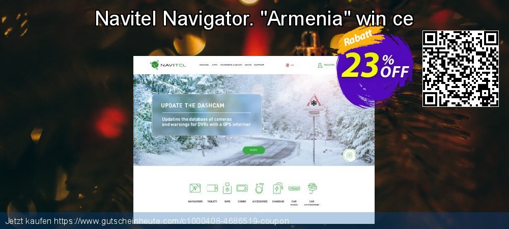 Navitel Navigator. "Armenia" win ce spitze Ausverkauf Bildschirmfoto