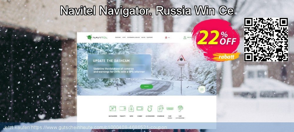 Navitel Navigator. Russia Win Ce exklusiv Preisreduzierung Bildschirmfoto