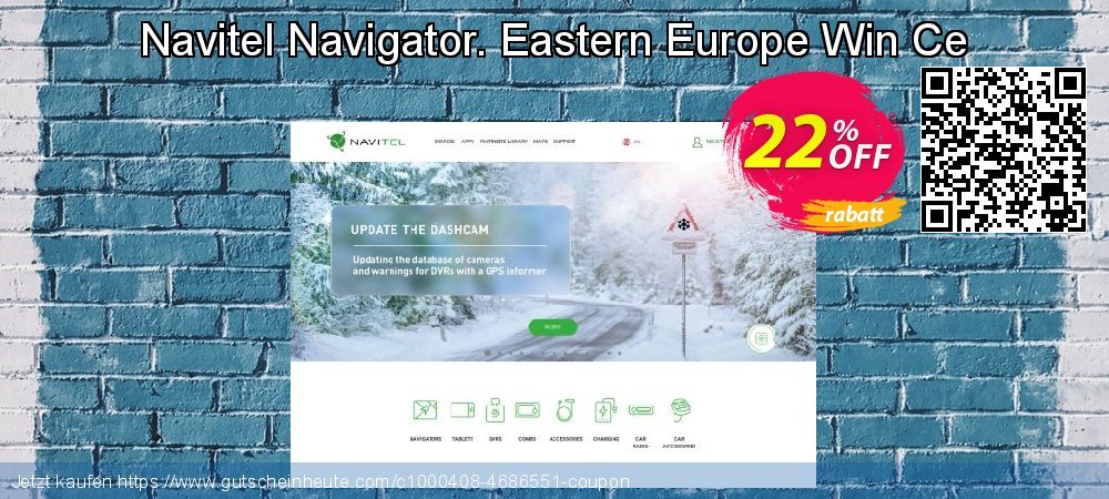 Navitel Navigator. Eastern Europe Win Ce klasse Disagio Bildschirmfoto