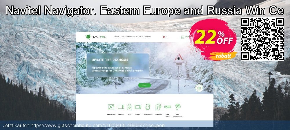 Navitel Navigator. Eastern Europe and Russia Win Ce exklusiv Verkaufsförderung Bildschirmfoto