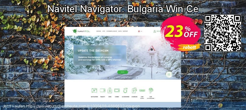 Navitel Navigator. Bulgaria Win Ce verwunderlich Promotionsangebot Bildschirmfoto