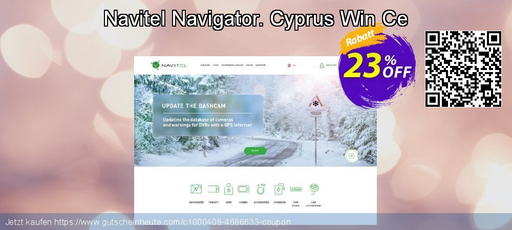 Navitel Navigator. Cyprus Win Ce toll Nachlass Bildschirmfoto