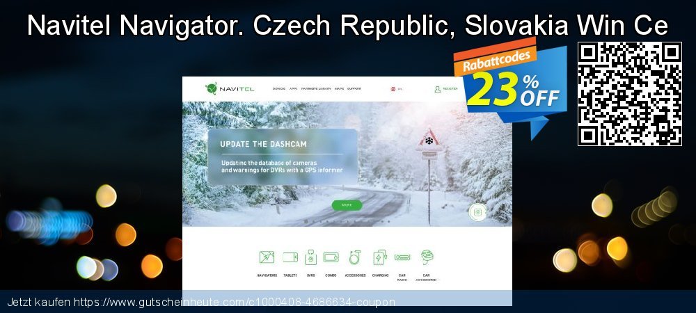 Navitel Navigator. Czech Republic, Slovakia Win Ce Exzellent Diskont Bildschirmfoto