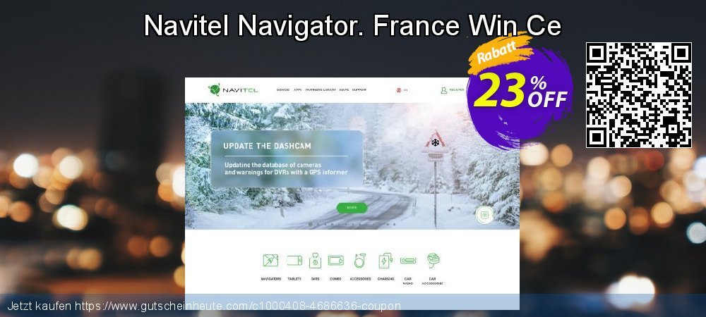 Navitel Navigator. France Win Ce faszinierende Disagio Bildschirmfoto