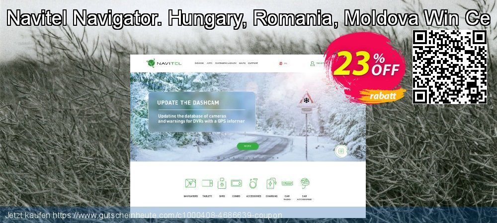 Navitel Navigator. Hungary, Romania, Moldova Win Ce umwerfenden Außendienst-Promotions Bildschirmfoto