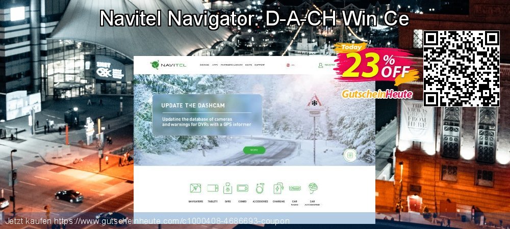 Navitel Navigator. D-A-CH Win Ce formidable Förderung Bildschirmfoto