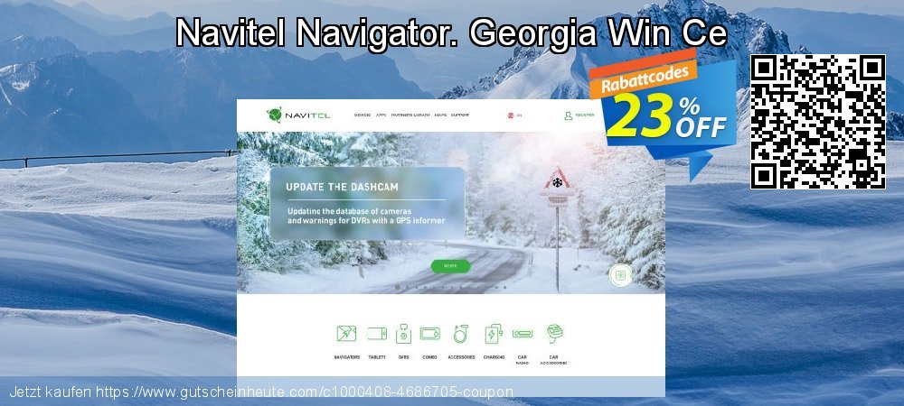 Navitel Navigator. Georgia Win Ce spitze Verkaufsförderung Bildschirmfoto