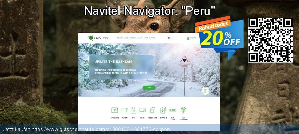 Navitel Navigator. "Peru" überraschend Förderung Bildschirmfoto