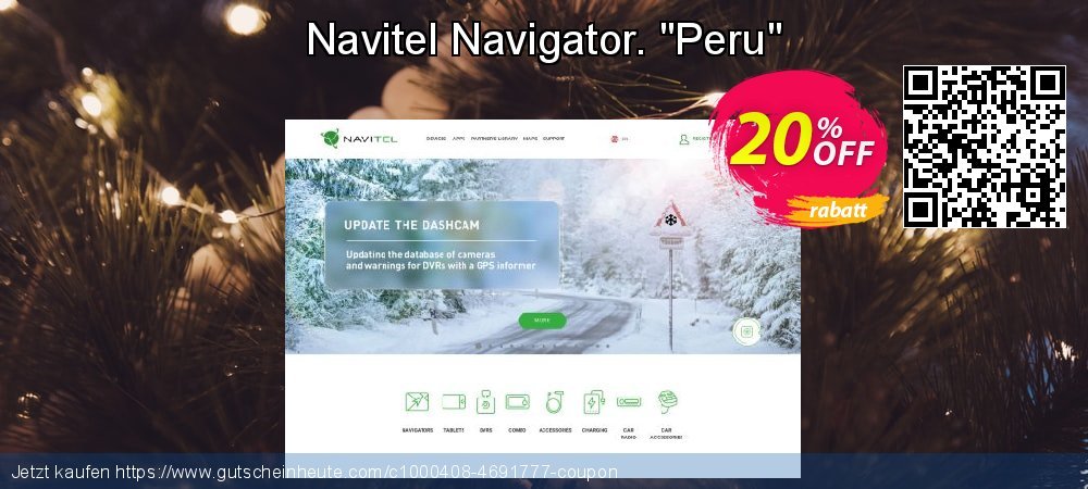 Navitel Navigator. "Peru" formidable Beförderung Bildschirmfoto