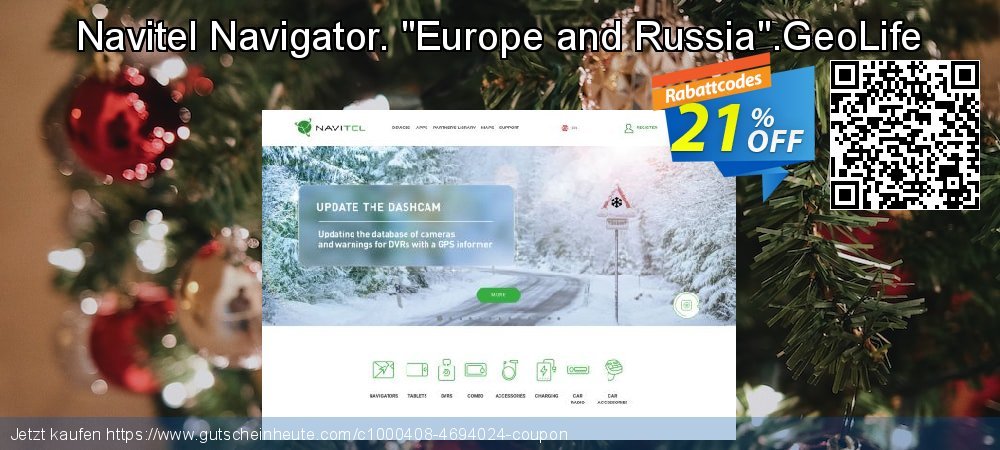 Navitel Navigator. "Europe and Russia".GeoLife uneingeschränkt Ermäßigungen Bildschirmfoto
