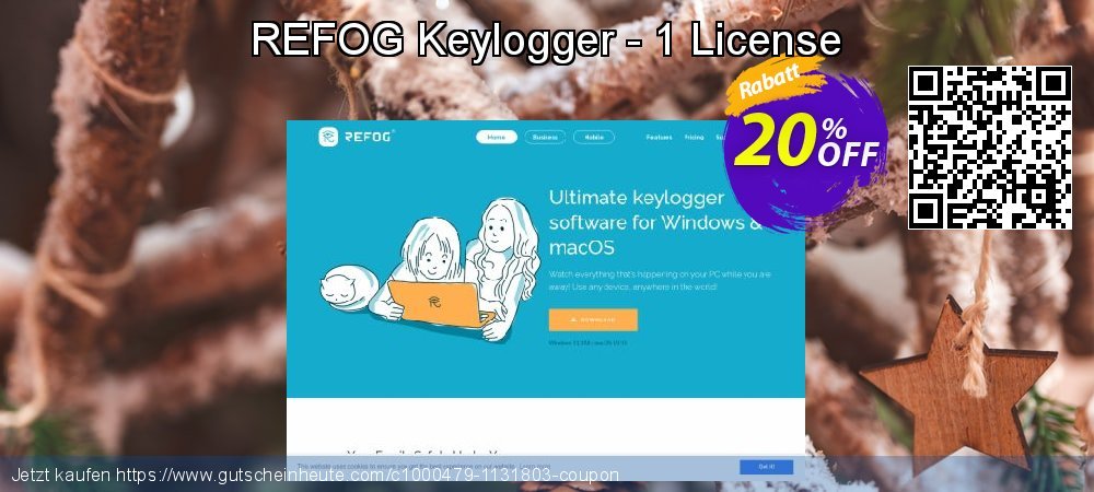 REFOG Keylogger - 1 License wundervoll Verkaufsförderung Bildschirmfoto