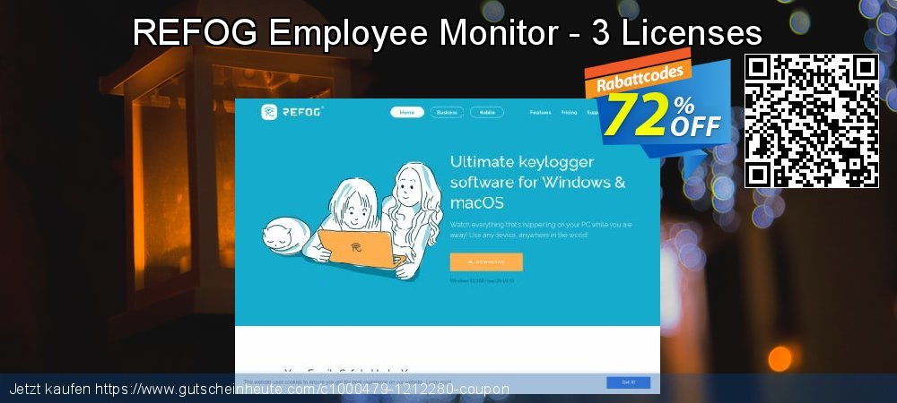 REFOG Employee Monitor - 3 Licenses überraschend Disagio Bildschirmfoto