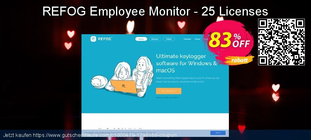 REFOG Employee Monitor - 25 Licenses besten Disagio Bildschirmfoto