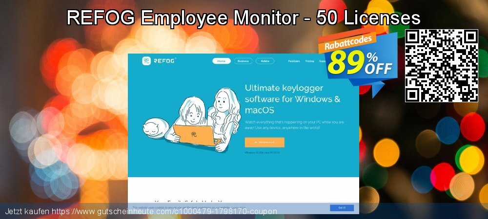 REFOG Employee Monitor - 50 Licenses Sonderangebote Verkaufsförderung Bildschirmfoto