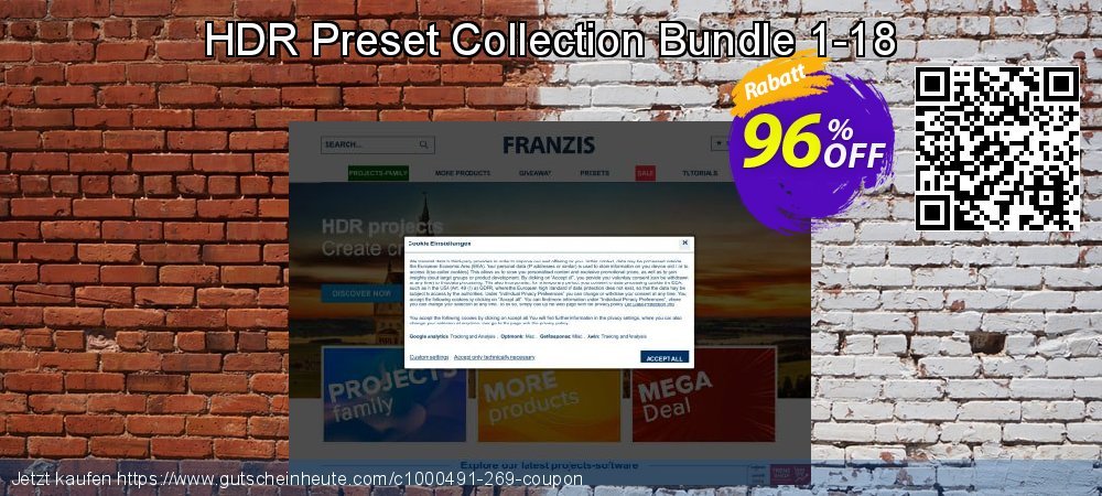 HDR Preset Collection Bundle 1-18 großartig Sale Aktionen Bildschirmfoto
