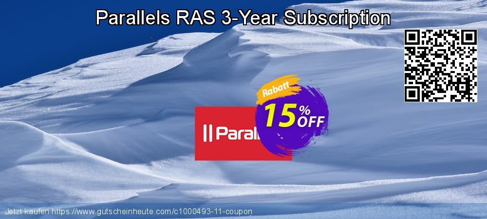 Parallels RAS 3-Year Subscription verwunderlich Ermäßigungen Bildschirmfoto