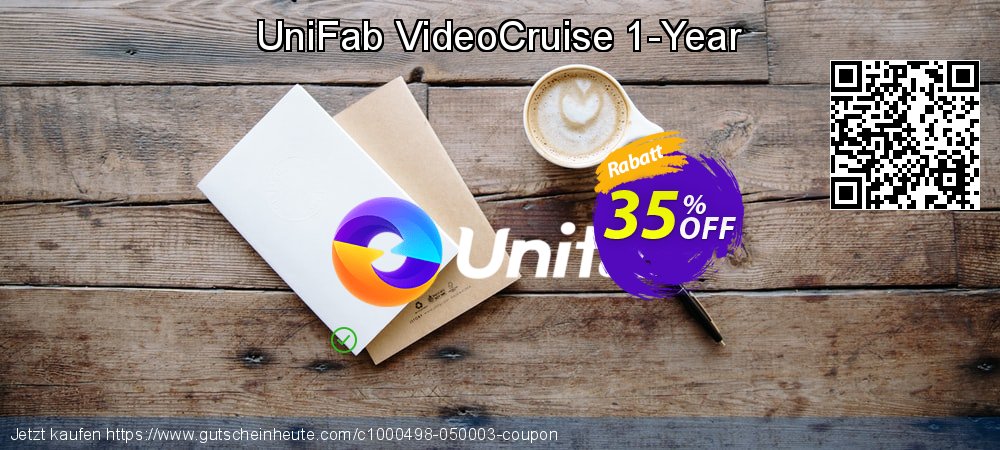 UniFab VideoCruise 1-Year toll Ermäßigungen Bildschirmfoto