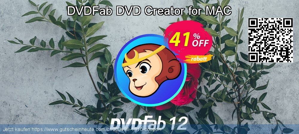 DVDFab DVD Creator for MAC ausschließlich Ermäßigungen Bildschirmfoto