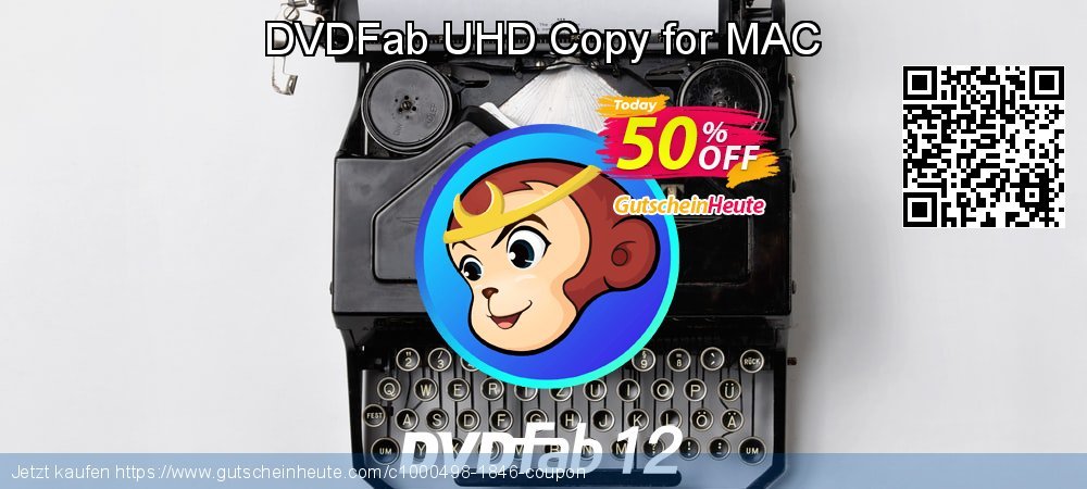 DVDFab UHD Copy for MAC unglaublich Angebote Bildschirmfoto