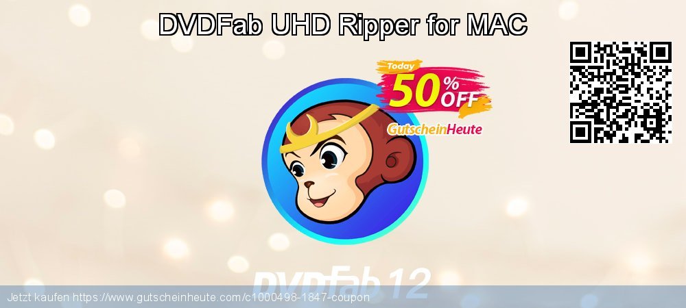 DVDFab UHD Ripper for MAC fantastisch Promotionsangebot Bildschirmfoto