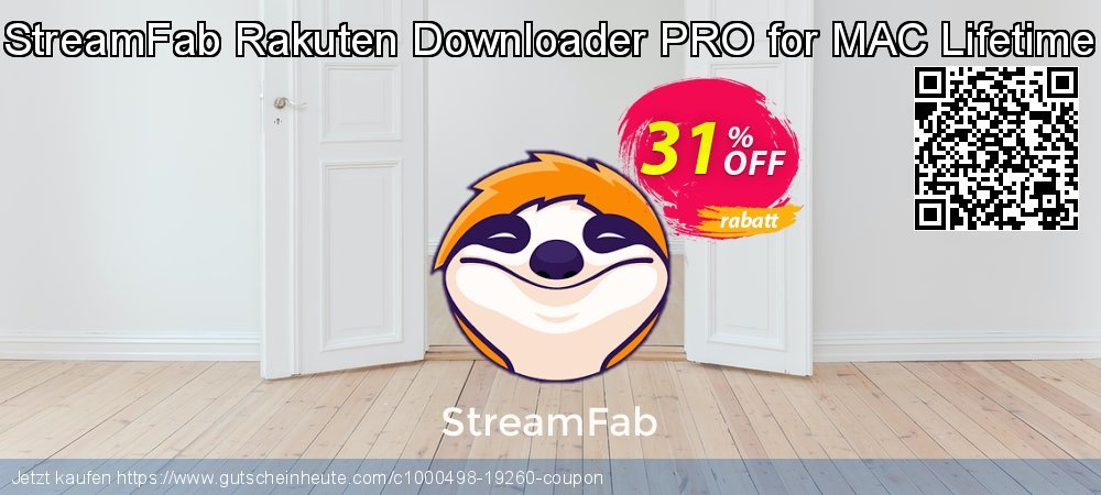 StreamFab Rakuten Downloader PRO for MAC Lifetime aufregende Angebote Bildschirmfoto