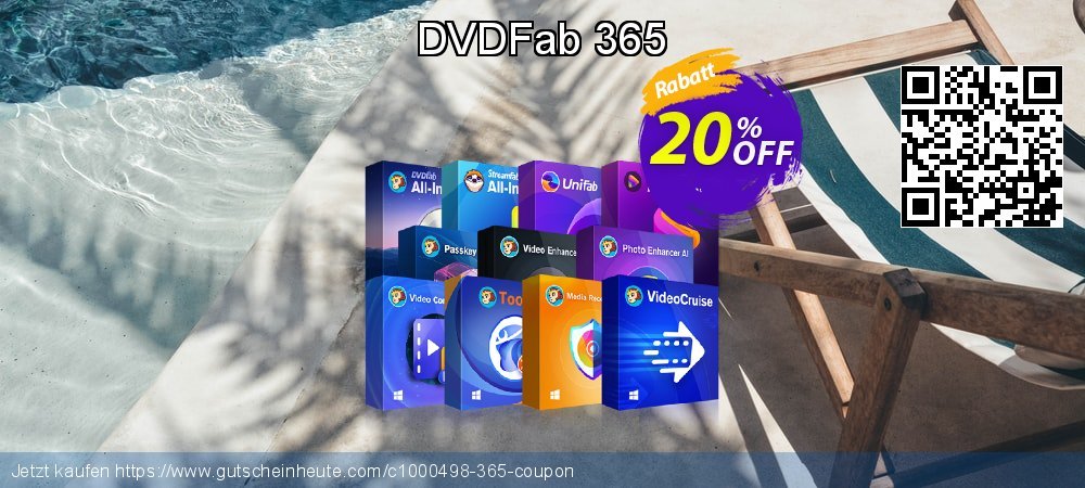 DVDFab 365 Sonderangebote Nachlass Bildschirmfoto