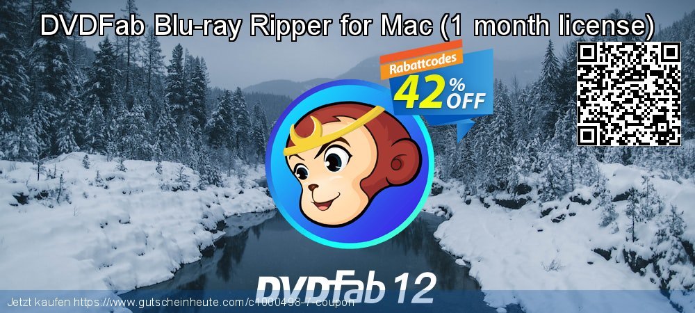 DVDFab Blu-ray Ripper for Mac - 1 month license  aufregende Sale Aktionen Bildschirmfoto