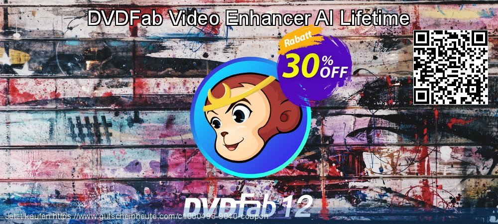 DVDFab Video Enhancer AI Lifetime großartig Diskont Bildschirmfoto