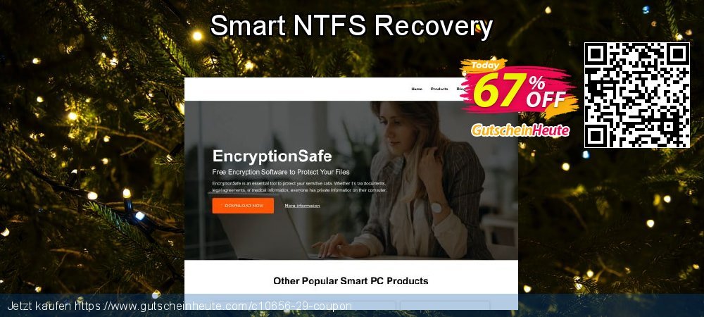 Smart NTFS Recovery überraschend Ermäßigung Bildschirmfoto