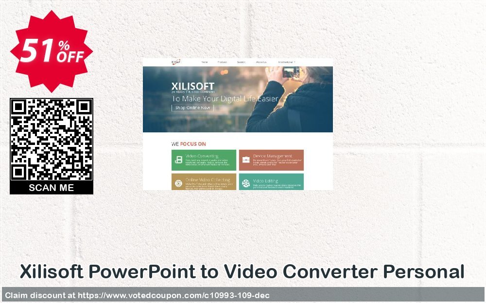 Xilisoft PowerPoint to Video Converter Personal umwerfenden Förderung Bildschirmfoto