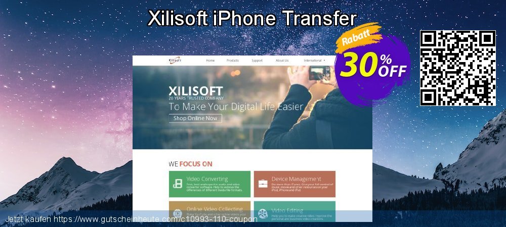 Xilisoft iPhone Transfer geniale Beförderung Bildschirmfoto