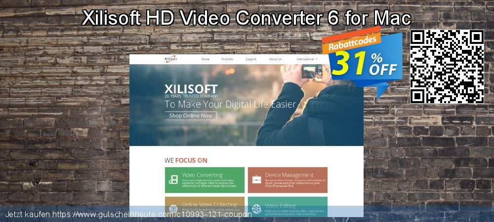 Xilisoft HD Video Converter 6 for Mac erstaunlich Verkaufsförderung Bildschirmfoto