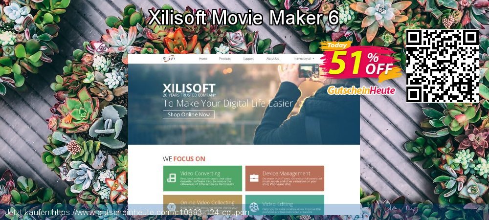 Xilisoft Movie Maker 6 großartig Preisreduzierung Bildschirmfoto