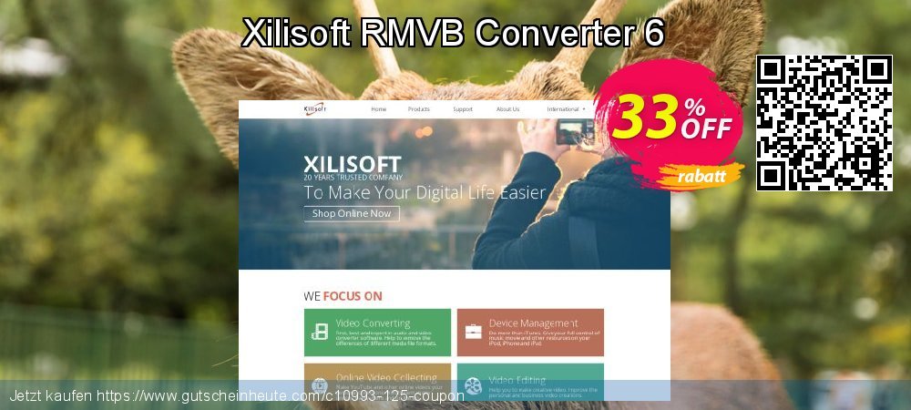 Xilisoft RMVB Converter 6 wunderbar Preisnachlass Bildschirmfoto
