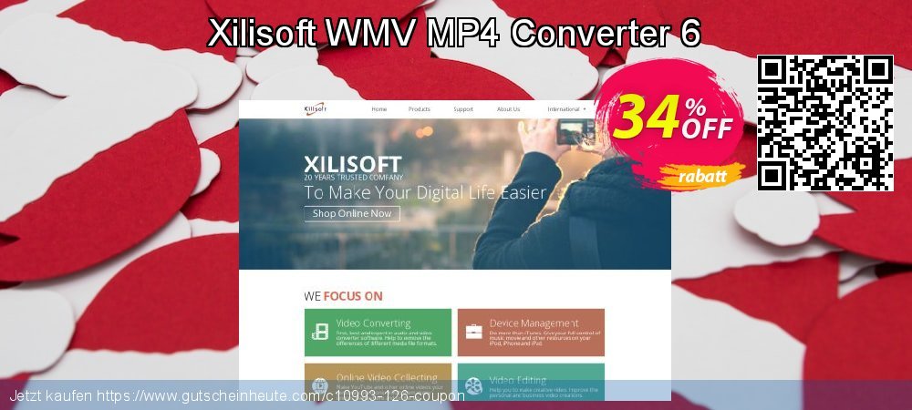 Xilisoft WMV MP4 Converter 6 atemberaubend Förderung Bildschirmfoto