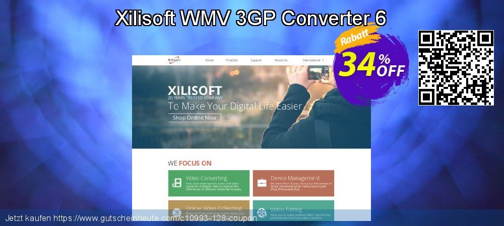 Xilisoft WMV 3GP Converter 6 wunderschön Sale Aktionen Bildschirmfoto
