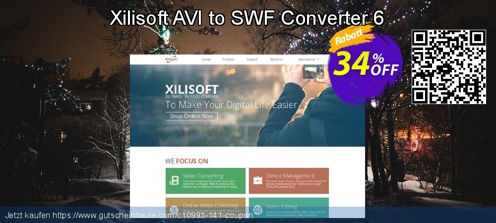 Xilisoft AVI to SWF Converter 6 geniale Preisreduzierung Bildschirmfoto