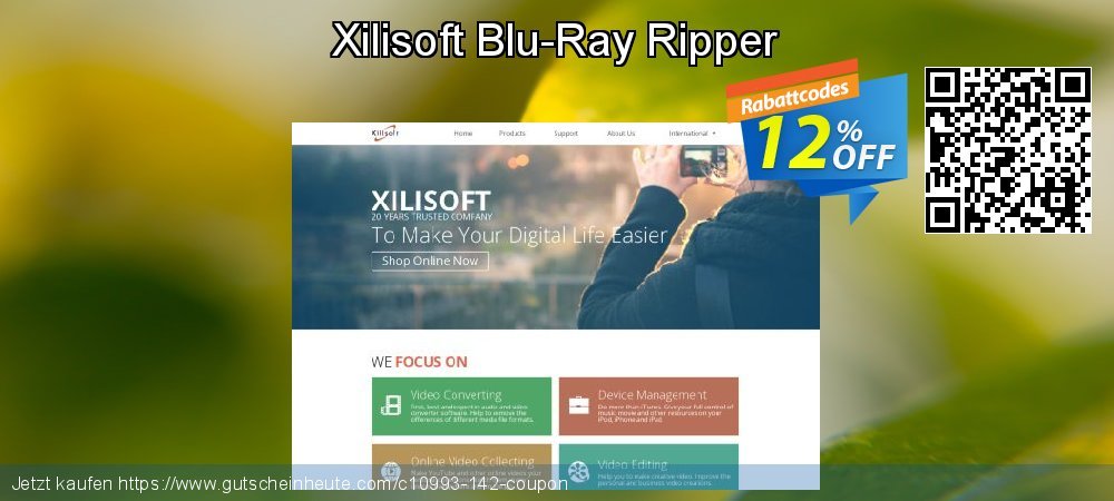 Xilisoft Blu-Ray Ripper aufregende Preisnachlass Bildschirmfoto