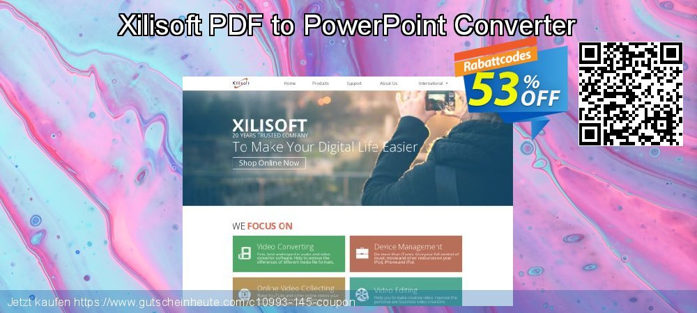 Xilisoft PDF to PowerPoint Converter klasse Sale Aktionen Bildschirmfoto