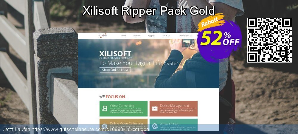 Xilisoft Ripper Pack Gold erstaunlich Rabatt Bildschirmfoto